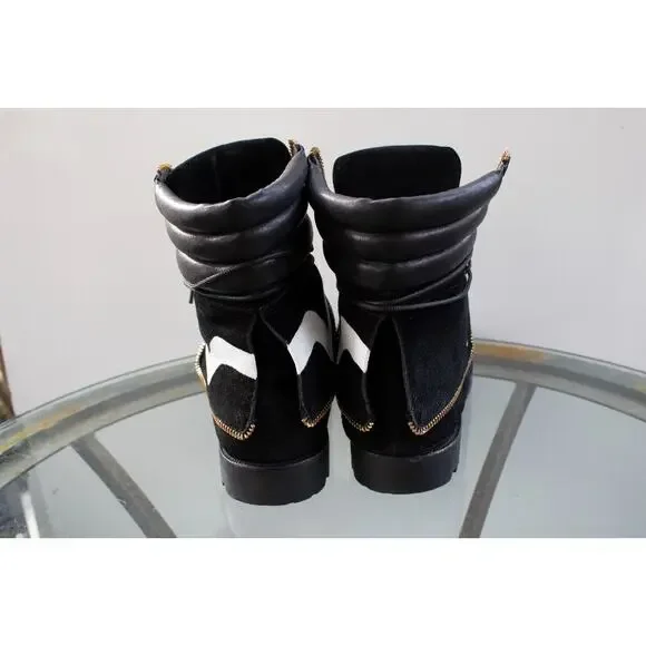 PRSVR Elevated Black Suede Boots Designed In LA Men display picture 2